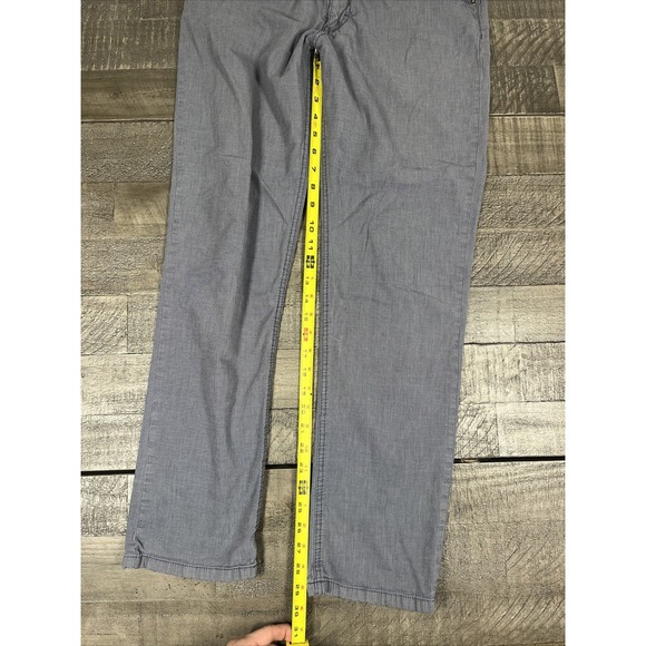 Brax Feel Good Cooper Fancy Grey Regular Fit Pants Sz 34x32 - Picture 10 of 10
